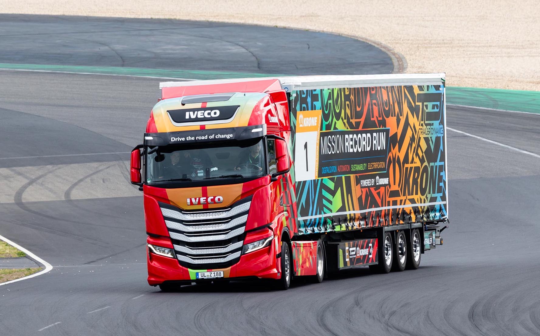 Krone eTrailer Mission Record Run