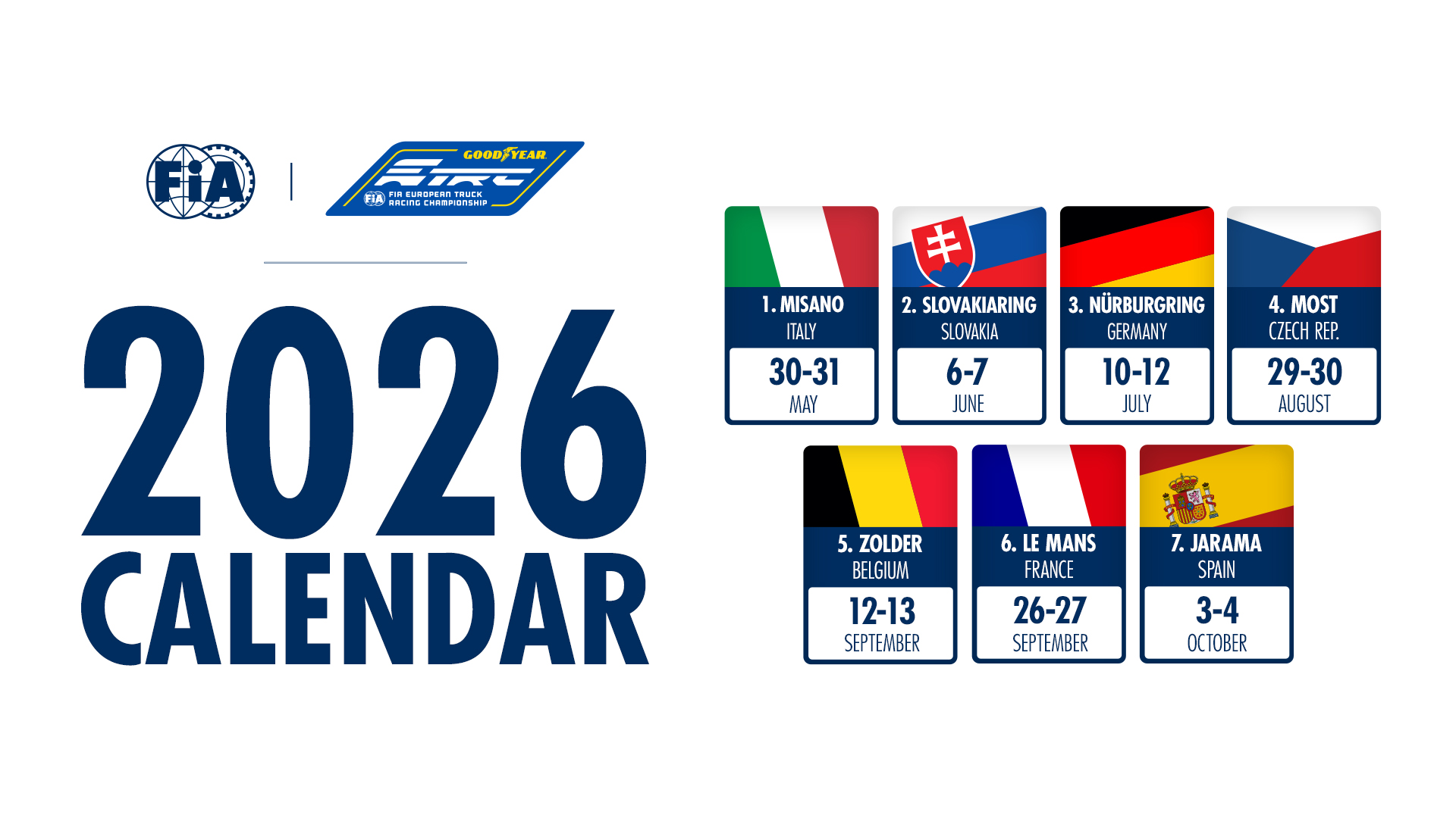 Stability remains key as FIA confirms seven-event 2026 calendar